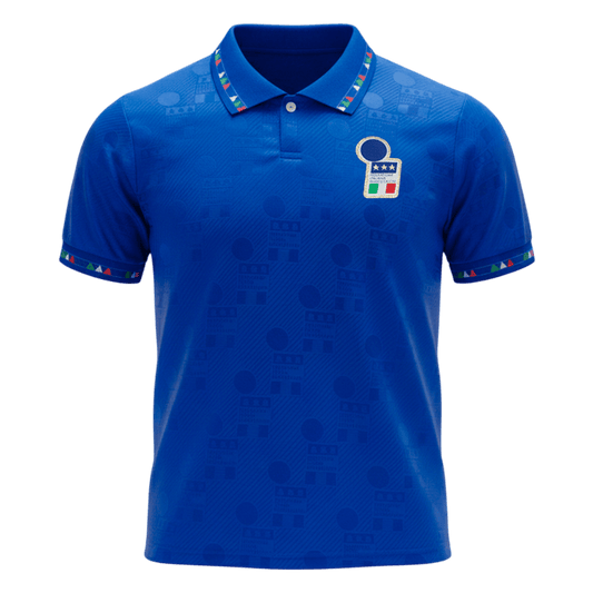 Retro Italië Thuis Shirt 1994 Blauw