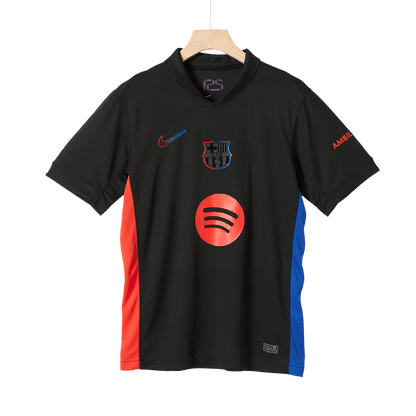 Barcelone Extérieur Maillot 2024/25 - Spotify Logo Without Text Grande Taille