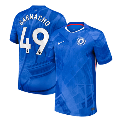 GARNACHO #49 Chelsea Thuisshirt 2025/26 Blauw - Super