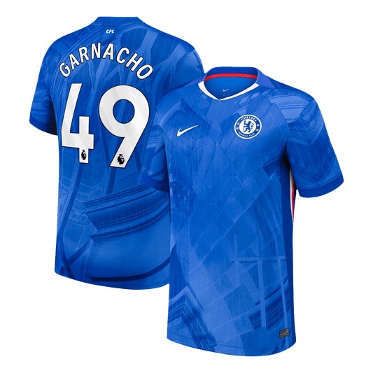 GARNACHO #49 Chelsea Thuisshirt 2025/26 Blauw - Super