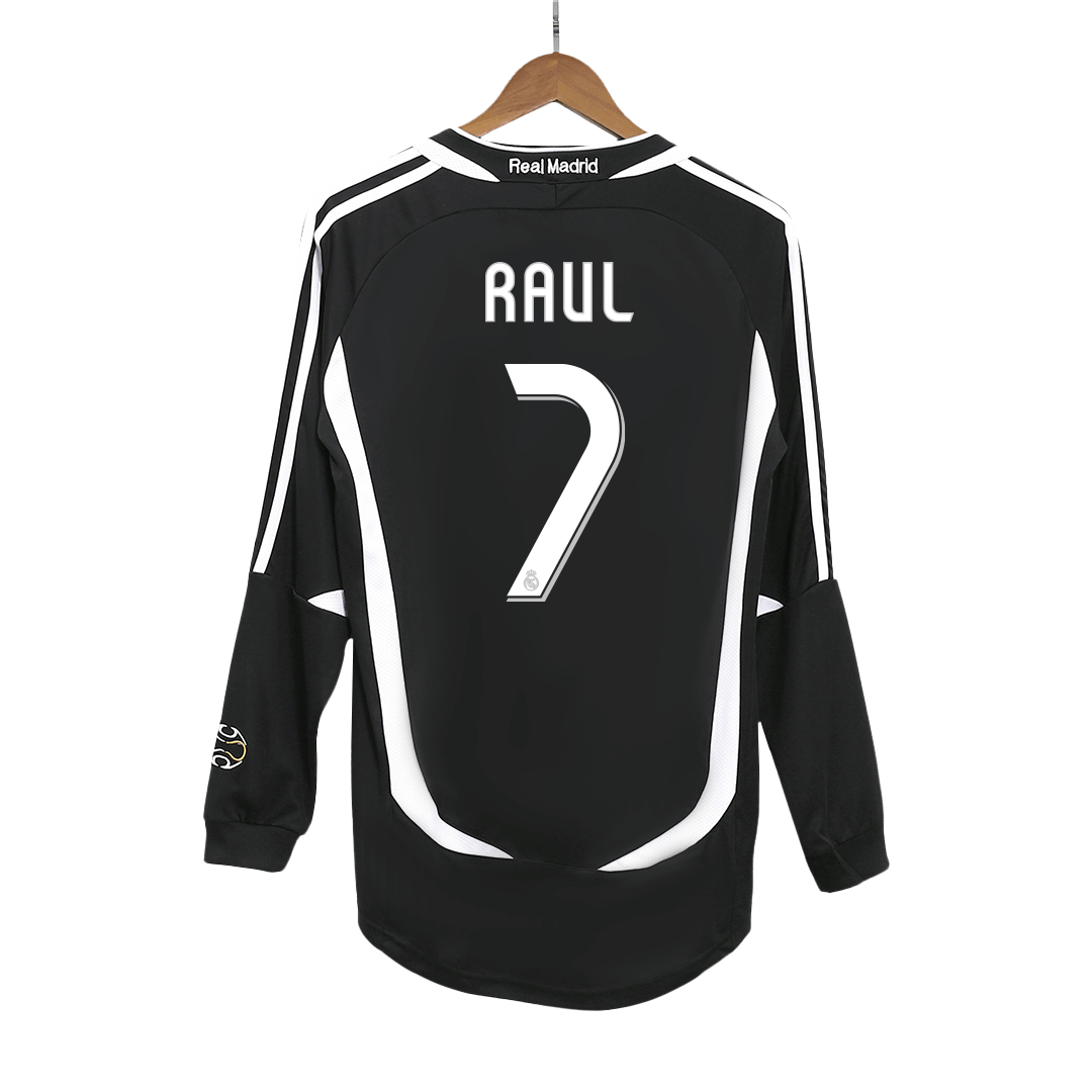 RAUL #7 Retro Real Madrid Thuisshirt Lange Mouwen 2006/07
