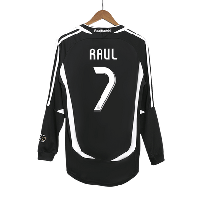 RAUL #7 Retro Real Madrid Thuisshirt Lange Mouwen 2006/07