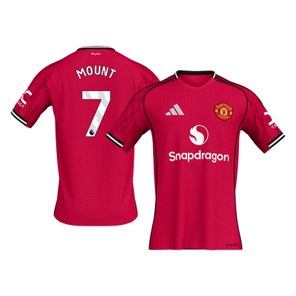 MOUNT #7 Manchester United Thuisshirt 2025/26 Rood - Super