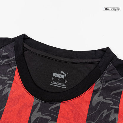 AC Milan Thuis Shirt 2025/26 Rood&Zwart Authentiek