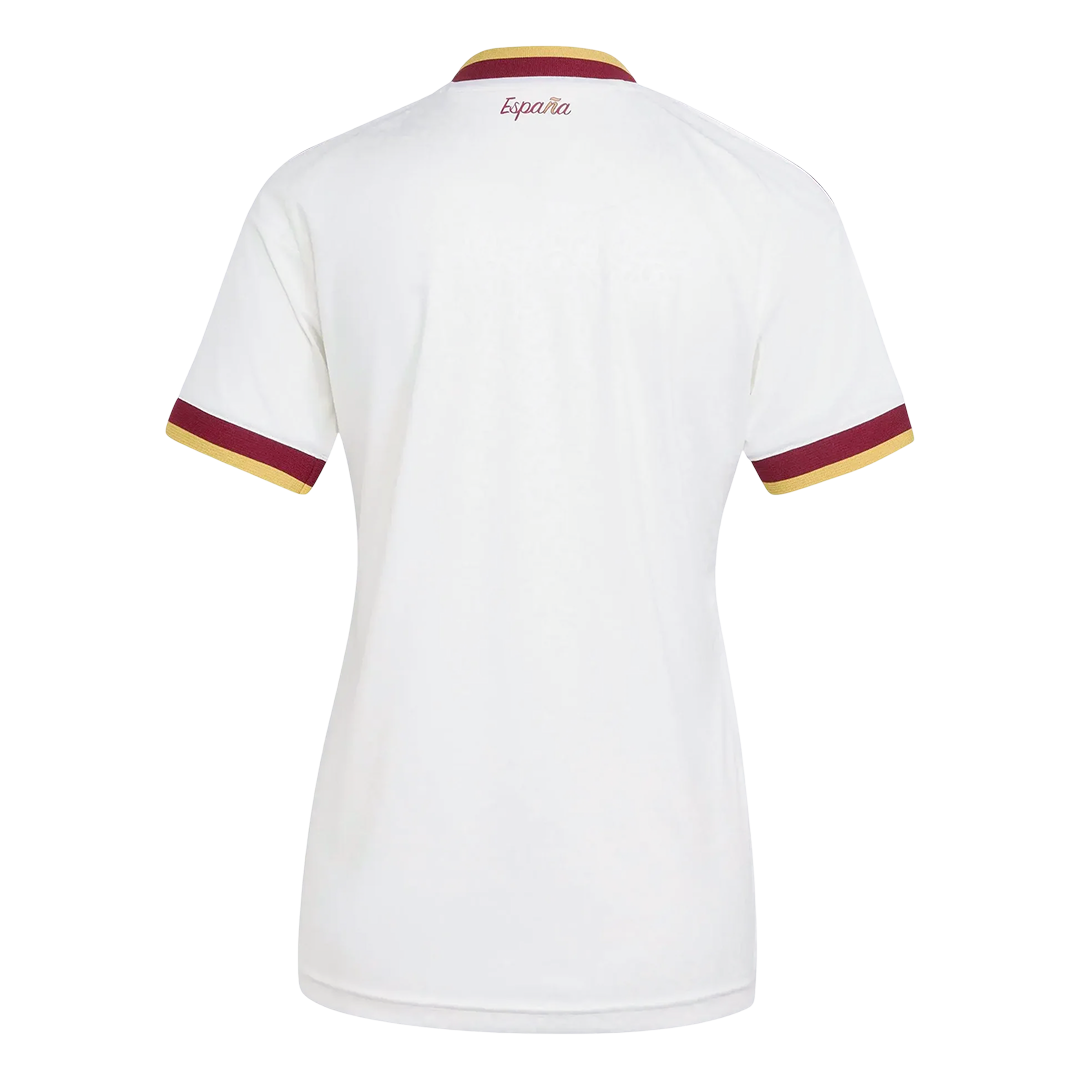 Vrouw Spanje Uitshirt - Wereldbeker 2026 Wit