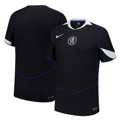 Chelsea Derde Thuisshirt 2025/26 Zwart Authentiek Grote Maat