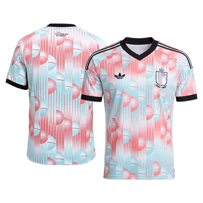 België Uitshirt - Wereldkampioenschap 2026 Blauw&Roze Grote Maten