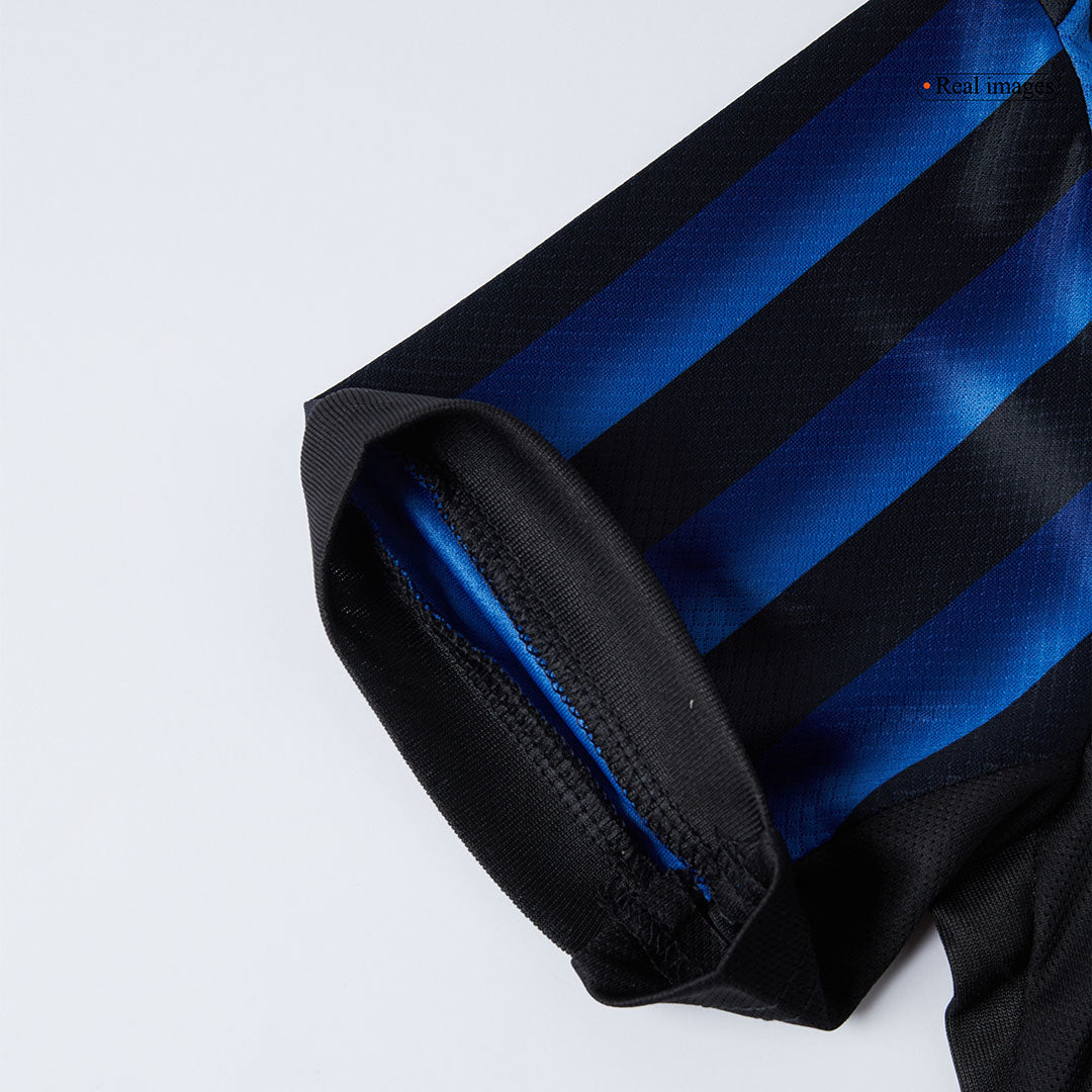 Inter Milan Thuistenue Kit 2025/26 Kinderen Blauw&Zwart