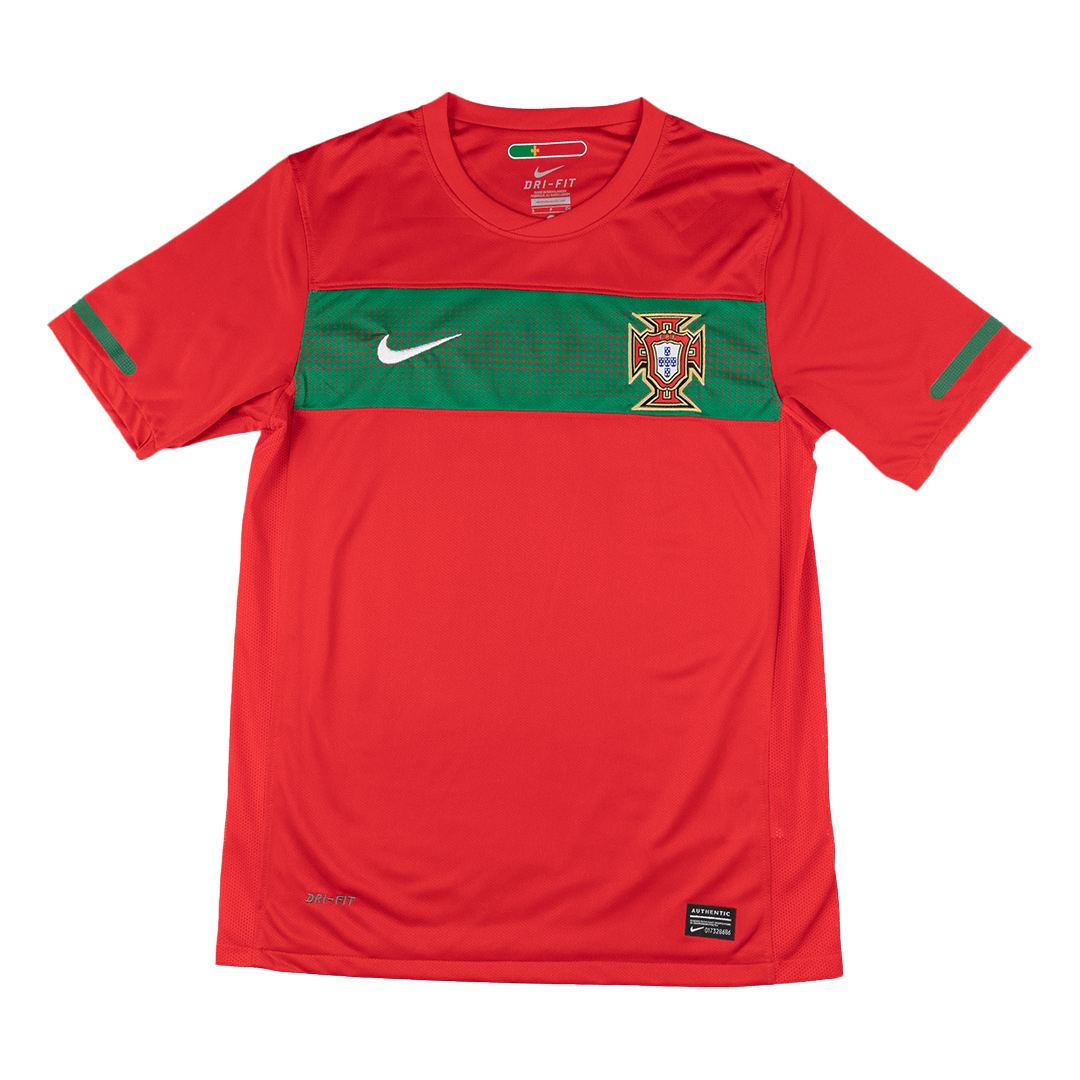 Retro Portugal Thuis Shirt 2010 Rood