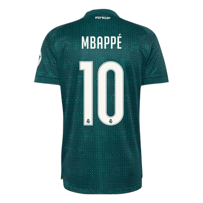 MBAPPÉ #10 Real Madrid Extérieur Maillot 2026/27 Vert Joueur