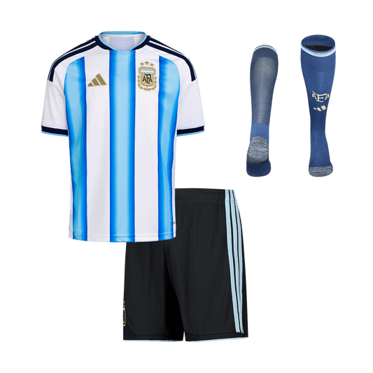 Argentinië Thuistenue Kit - Wereldbeker 2025/26 Kinderen Blauw&Wit
