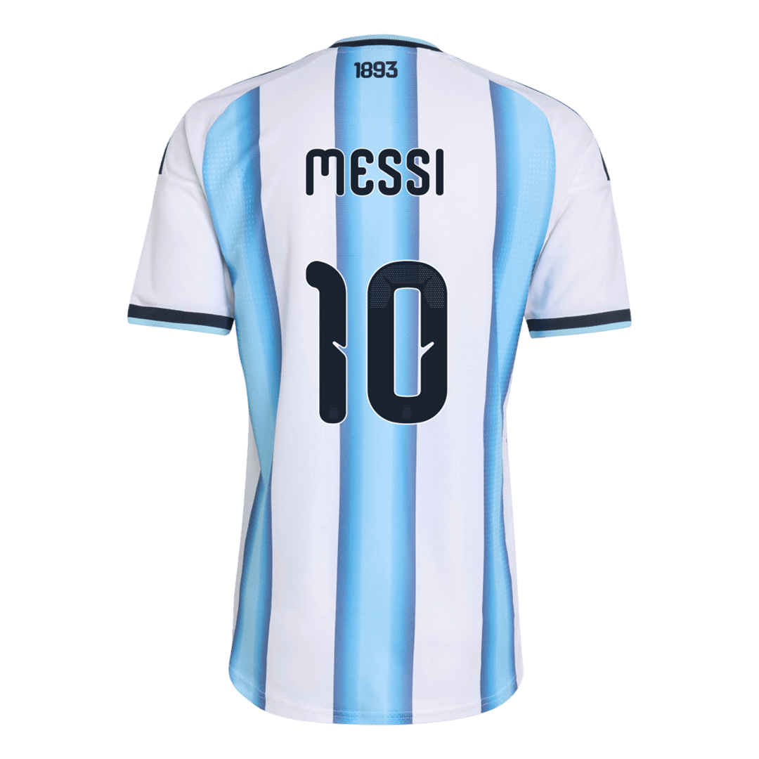 MESSI #10 Argentinië Thuisvoetbalshirt WK 2026 Blauw&Wit Speler