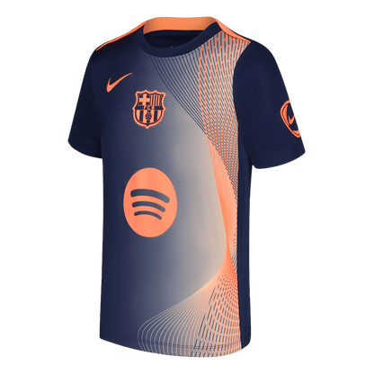 Barcelona Pre-Match Thuisshirt 2025/26 Oranje&Zwart