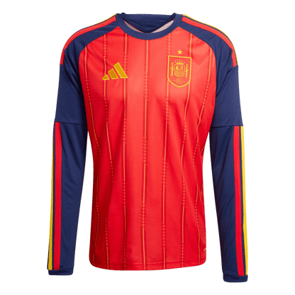 Spanje Thuisshirt Lange Mouwen - WK 2026 Rood Grote Maten