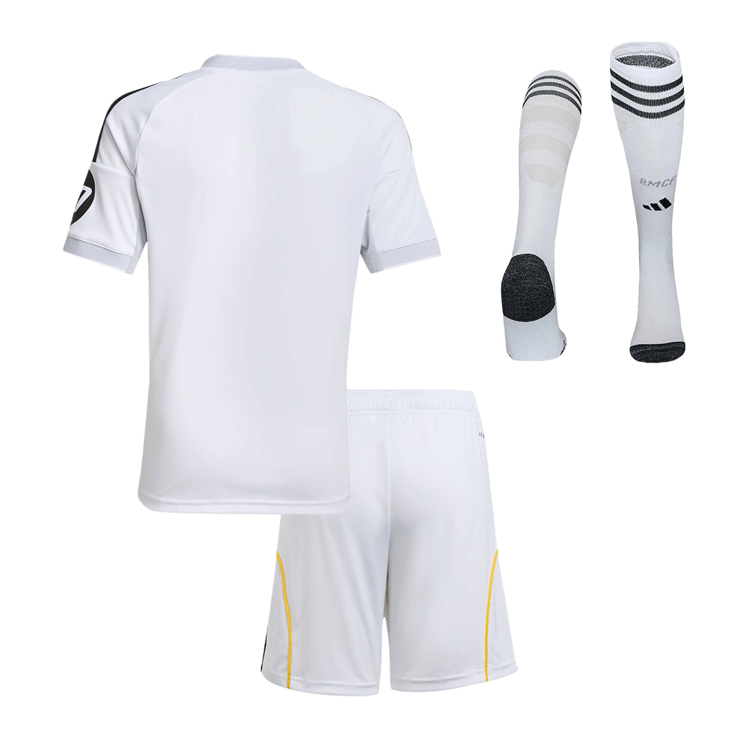 Real Madrid Thuisshirt Kit 2025/26 Junior Wit