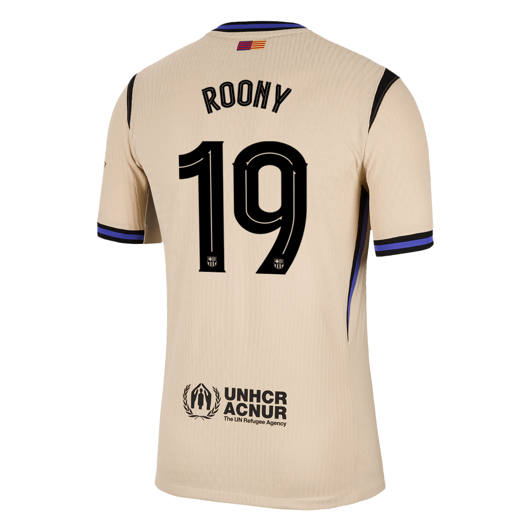 ROONY #19 Barcelona Uitshirt 2025/26 Geel Speler - UCL