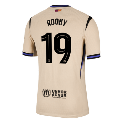 ROONY #19 Barcelona Uitshirt 2025/26 Geel Speler - UCL