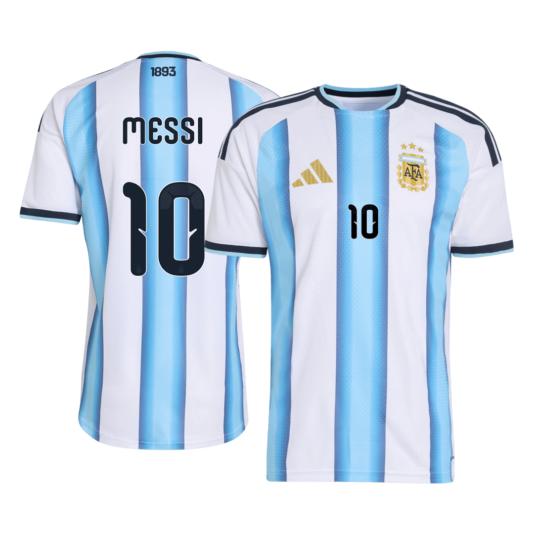 MESSI #10 Argentinië Thuisvoetbalshirt WK 2026 Blauw&Wit Speler
