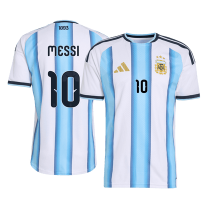 MESSI #10 Argentinië Thuisvoetbalshirt WK 2026 Blauw&Wit Speler