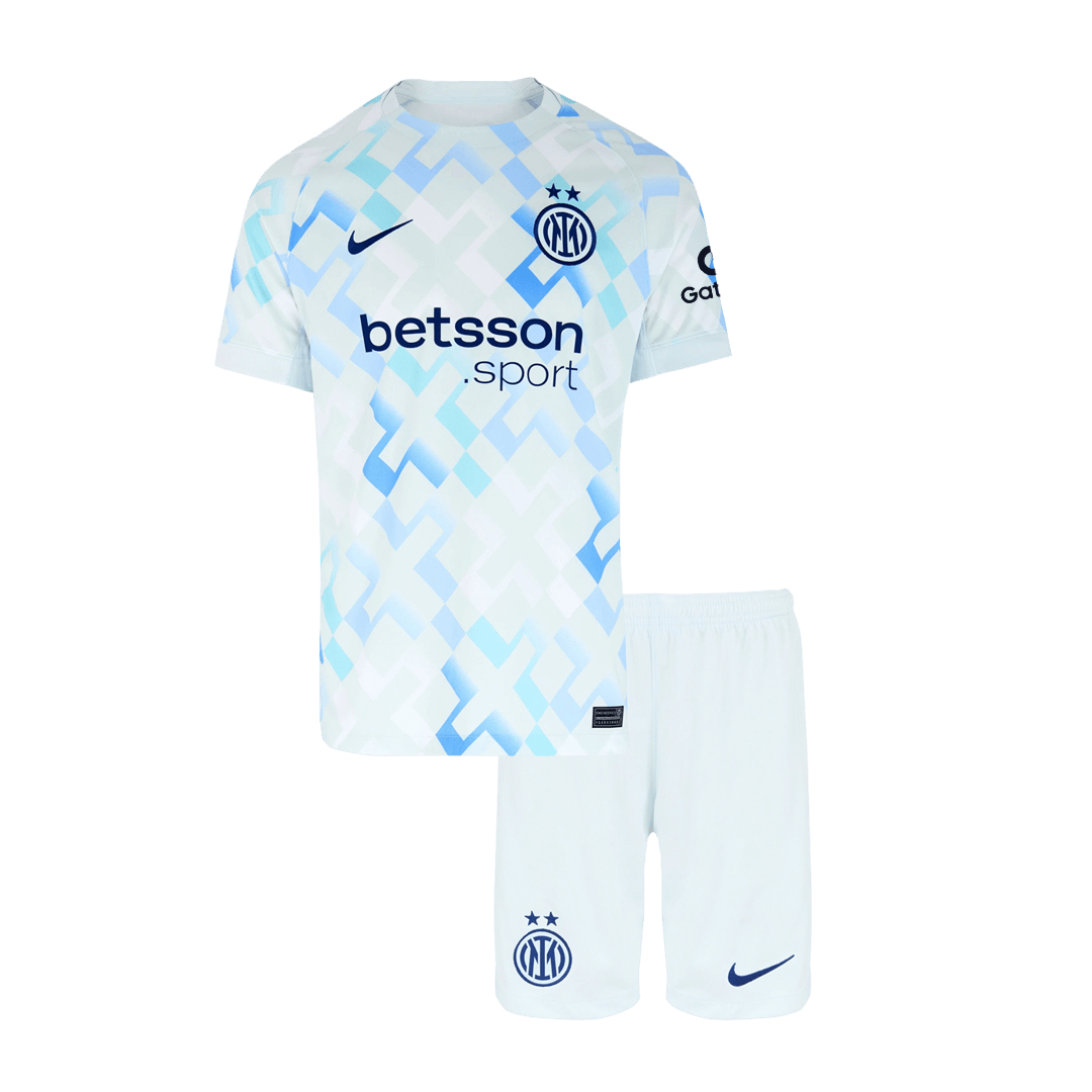 Inter Milan Uitshirt Kit 2025/26 Kinderen Wit