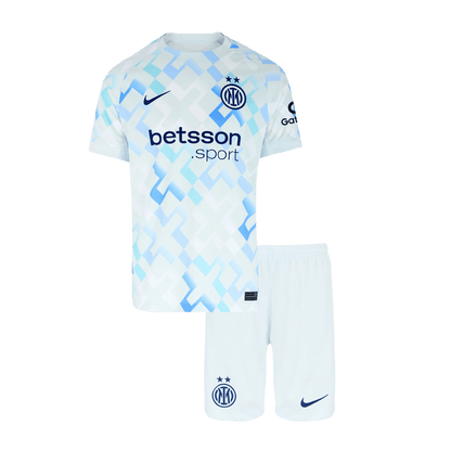 Inter Milan Uitshirt Kit 2025/26 Kinderen Wit