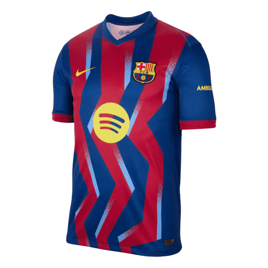 Barcelona Vierde Shirt 2025/26 Rood&Blauw