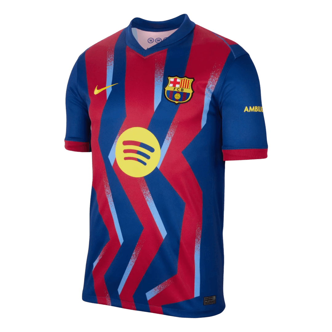 RAPHINHA #11 Barcelona Thuisshirt 2025/26 Rood&Blauw