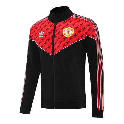 Manchester United voetbaljack tenue 2025/26 rood en zwart