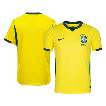 Brazilië Thuisshirt - Wereldkampioenschap 2026 Geel Grote Maten