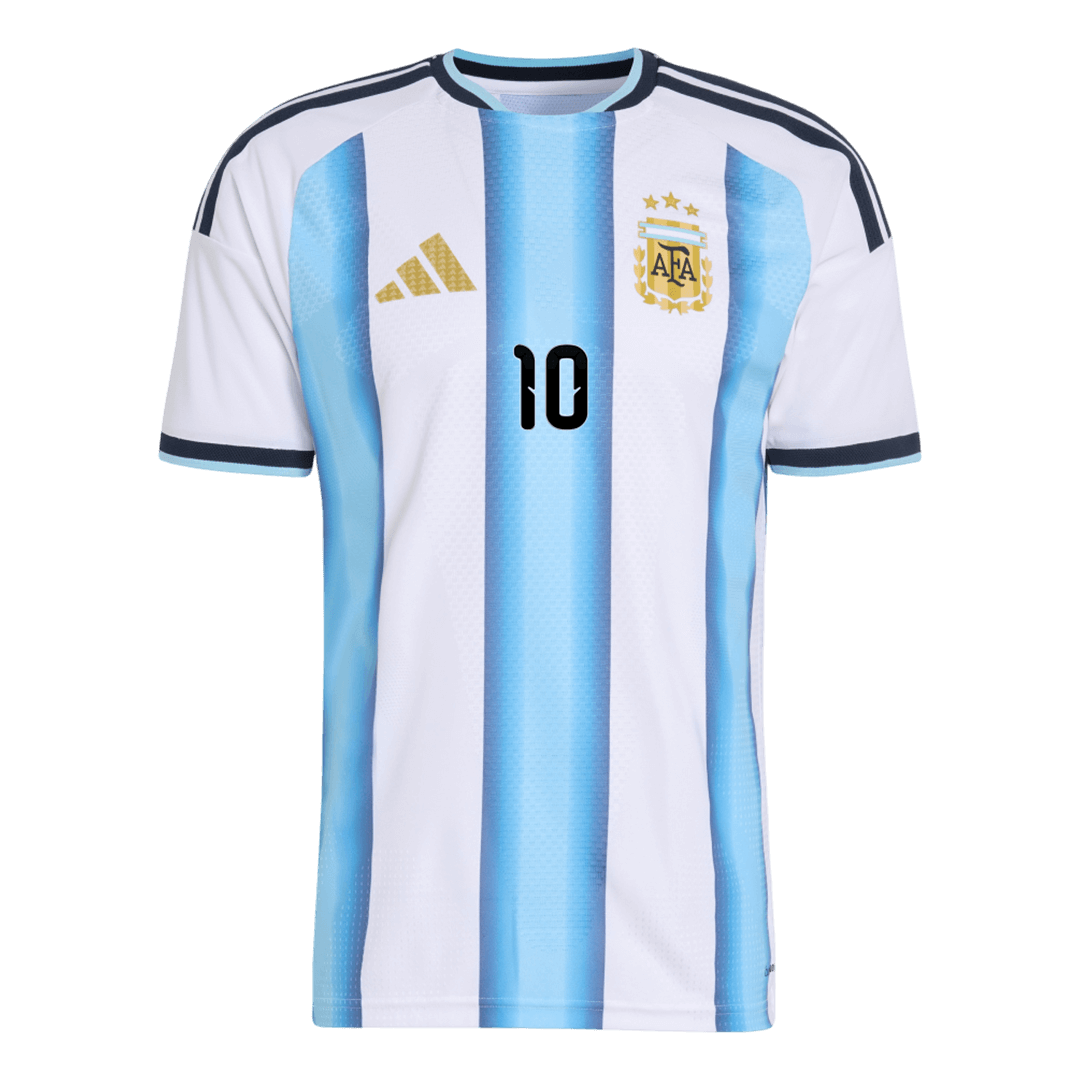 MESSI #10 Argentinië Thuisvoetbalshirt WK 2026 Blauw&Wit Speler