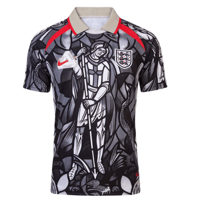 Angleterre Pre-Match Maillot - Coupe du Monde 2026 Noir Grande Taille