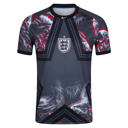 Engeland Shirt - Wereldbeker 2026 Zwart Grote Maat