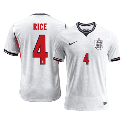 RIJST #4 Engeland Thuis Shirt - WK 2026 Wit Speler