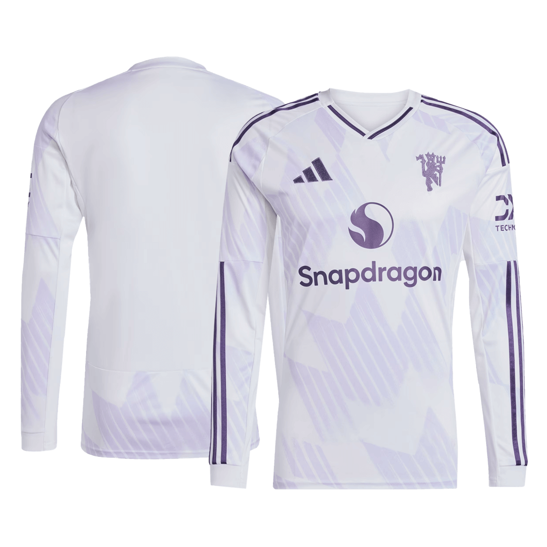 Manchester United Uit Thuisshirt Lange Mouwen 2025/26