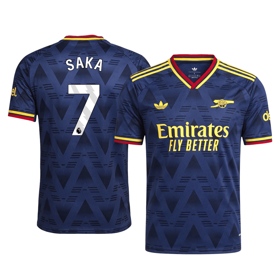 SAKA #7 Arsenal Extérieur Maillot 2026/27 Bleu marine Joueur