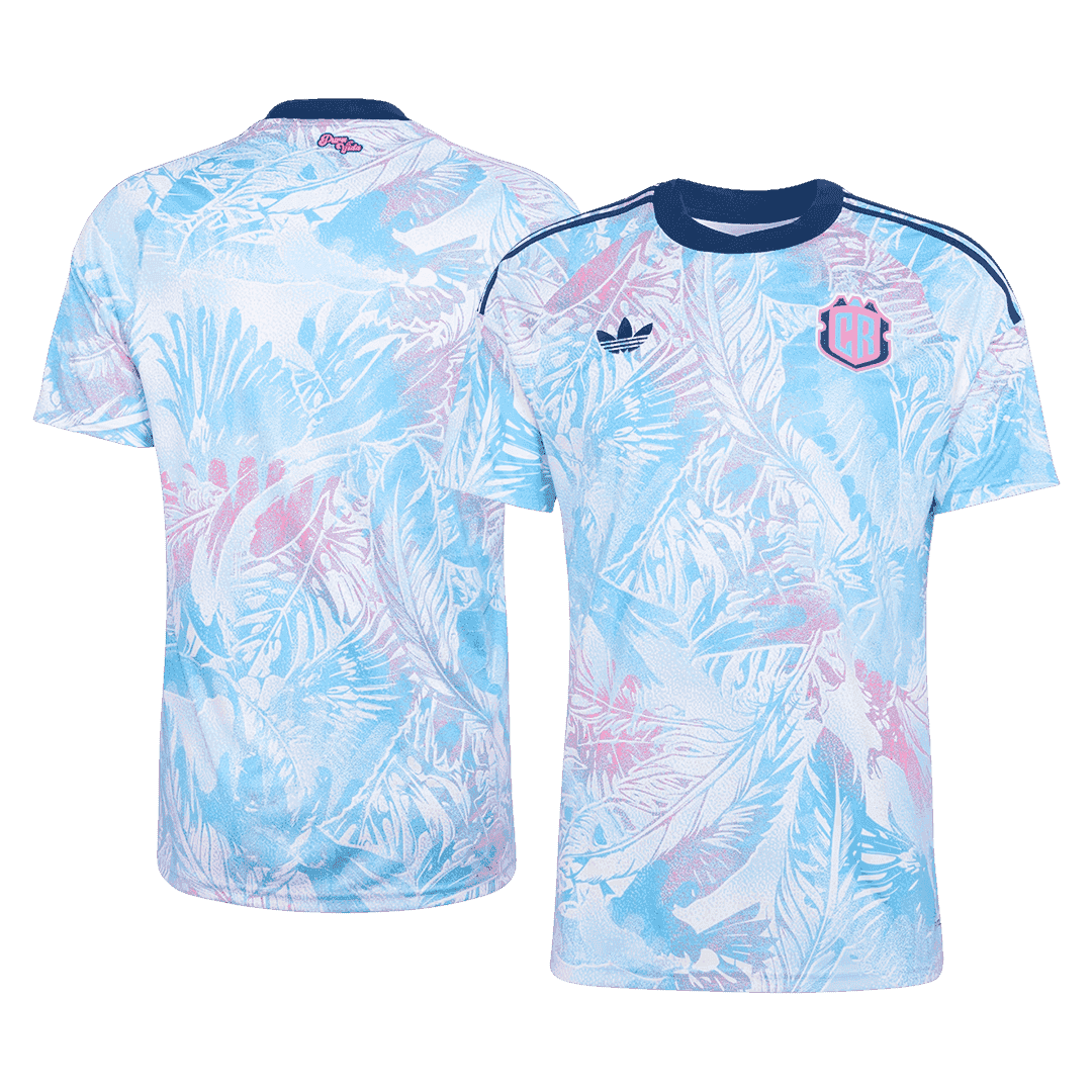 Costa Rica Uitshirt - Wereldkampioenschap 2026 Blauw Grote Maat