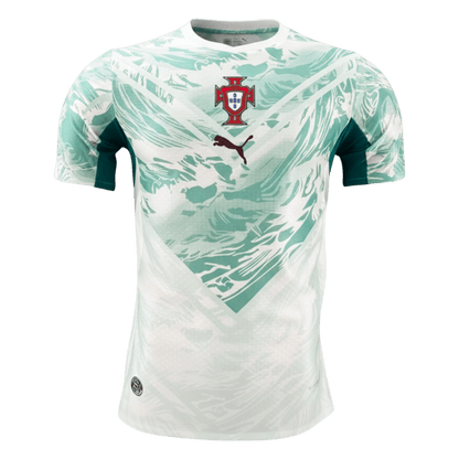 Portugal Uitshirt WK 2026 Wit&Groen Speler
