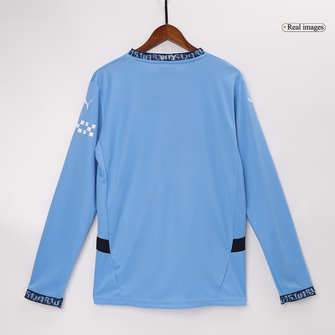 Manchester City Thuisshirt Lange Mouwen 2024/25