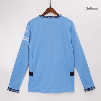 Manchester City Thuisshirt Lange Mouwen 2024/25