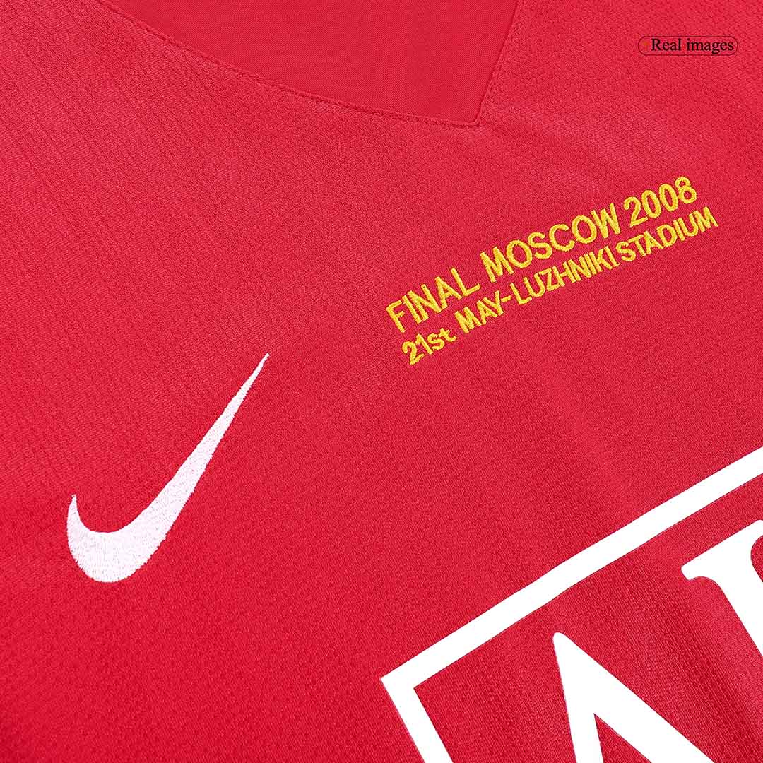 Retro Manchester United Thuis Shirt Lange Mouwen 2007/08 - UCL Finale