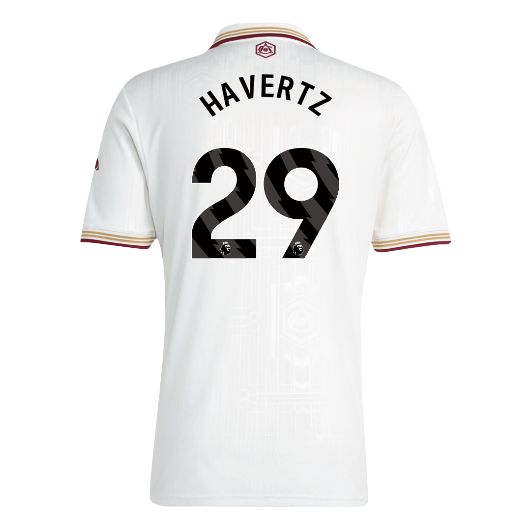 HAVERTZ #29 Arsenal Derde Thuisshirt 2025/26 Wit