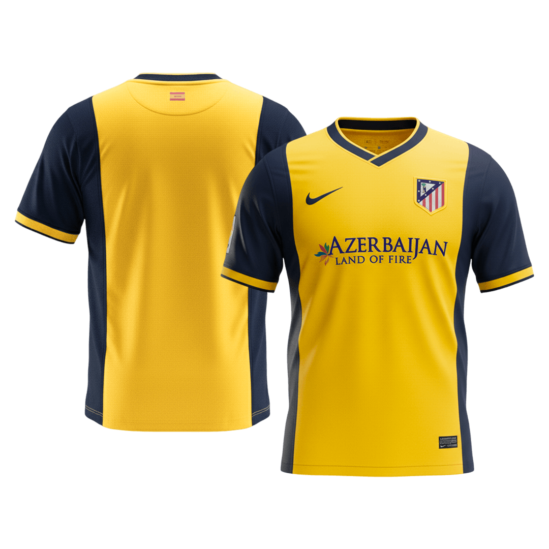 Retro Atlético Uitshirt 2013/14 Geel