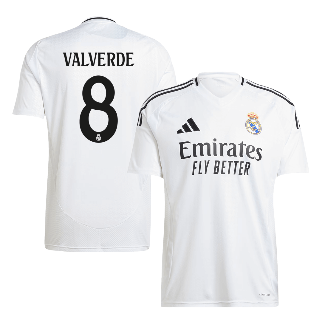 VALVERDE #8 Real Madrid Thuisshirt 2024/25 - Super
