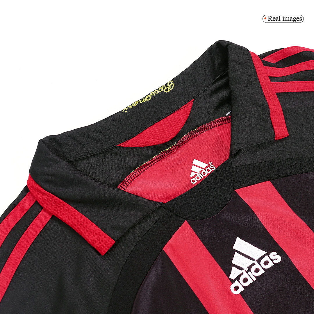 Retro AC Milan Thuisshirt Lange Mouwen 2006/07