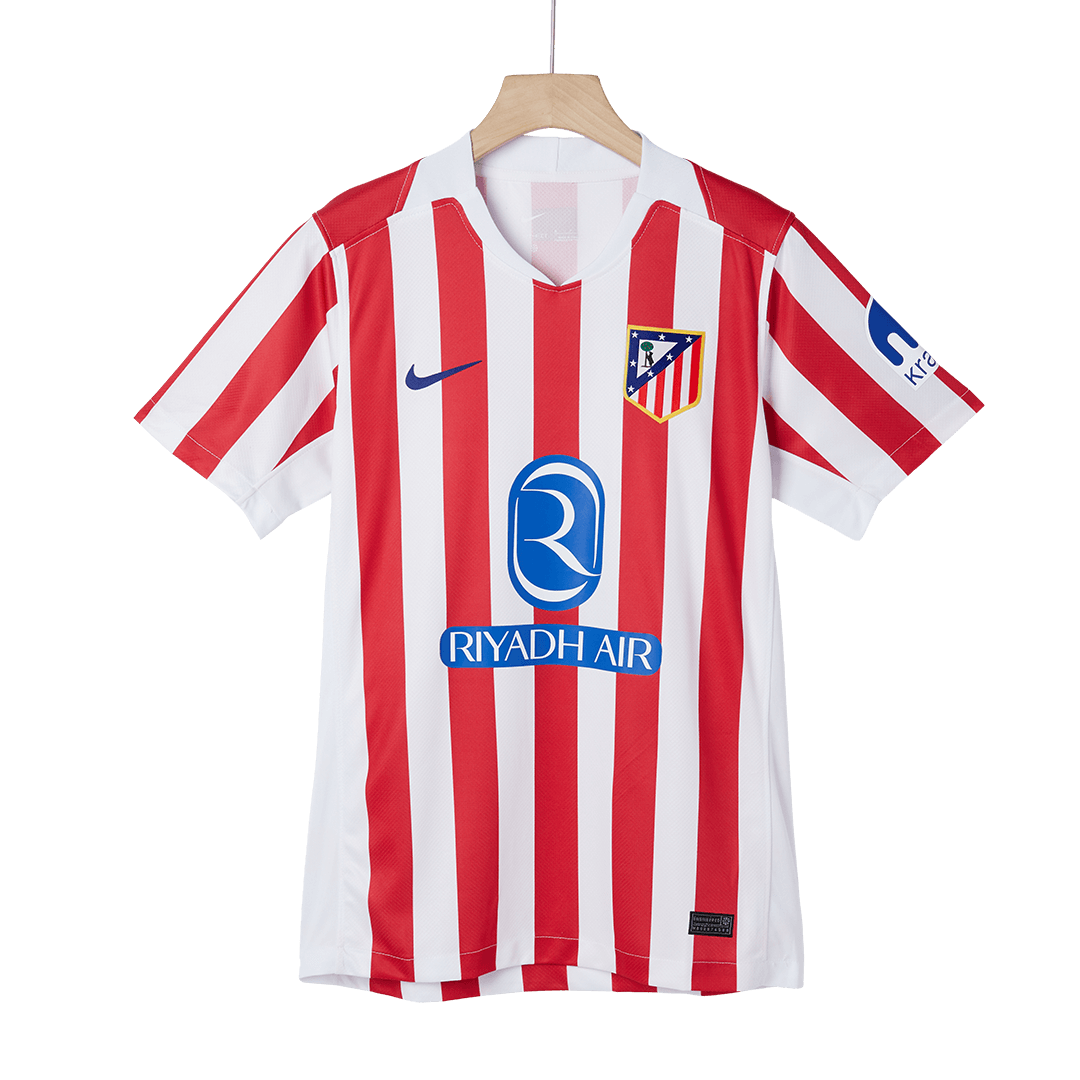 GRIEZMANN #7 Atlético Thuisshirt 2025/26 Rood-Wit