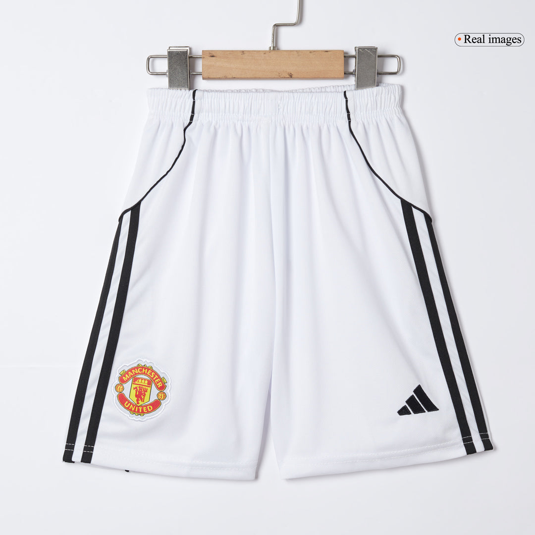 Manchester United Thuisshirt Kit 2025/26 Kinderen Rood