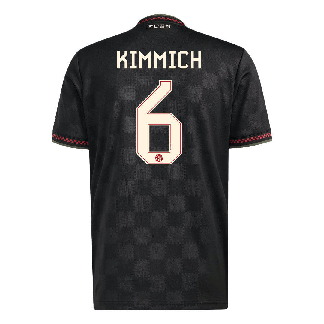KIMMICH #6 München Derde Thuisshirt 2025/26 Zwart