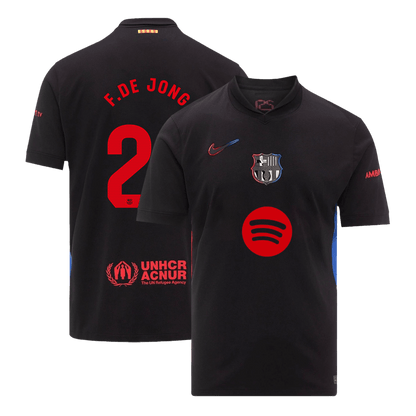 F.DE JONG #21 Barcelone Extérieur Maillot 2024/25 - Mon Maillot Foot Store