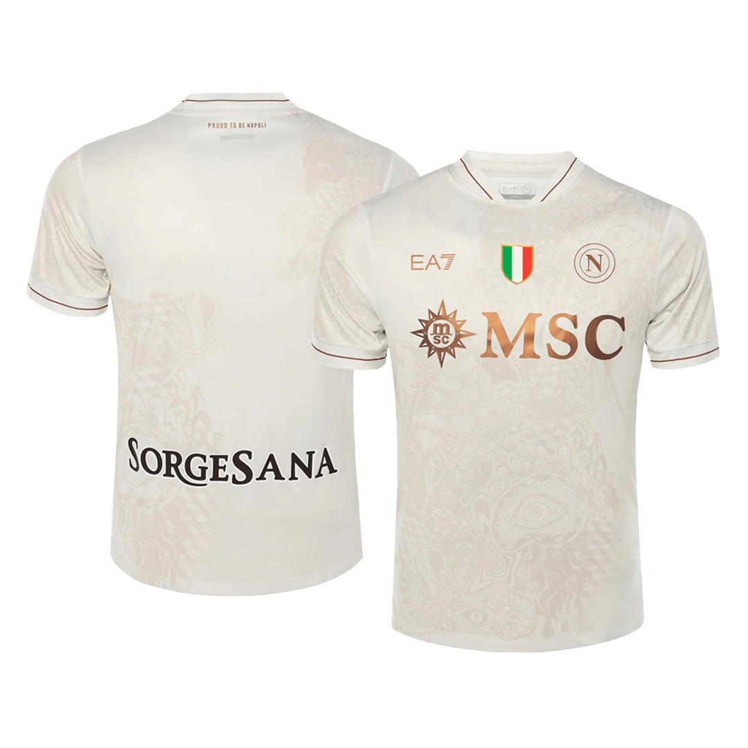Napoli Uitshirt 2025/26 Grote Maten