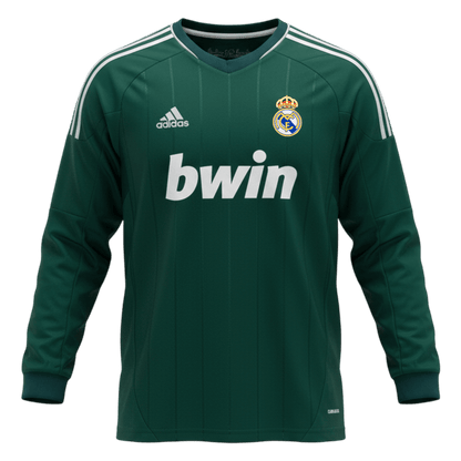 Retro Real Madrid Derde Shirt Lange Mouwen 2012/13 Groen